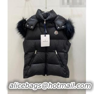 ​Well Crafted Moncler Down Vest M102309 Black 2023