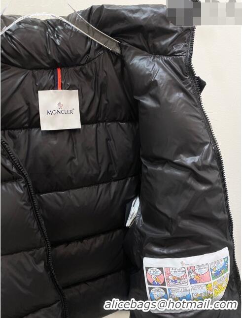 ​Well Crafted Moncler Down Vest M102309 Black 2023