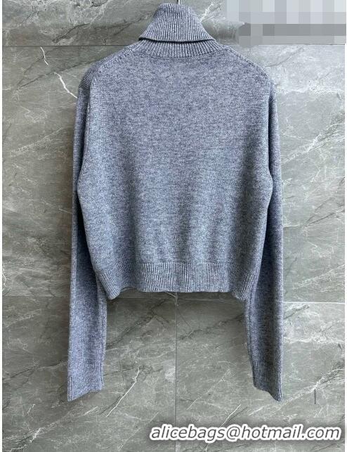 ​Buy Discount Prada Wool Sweater P102313 Grey 2023