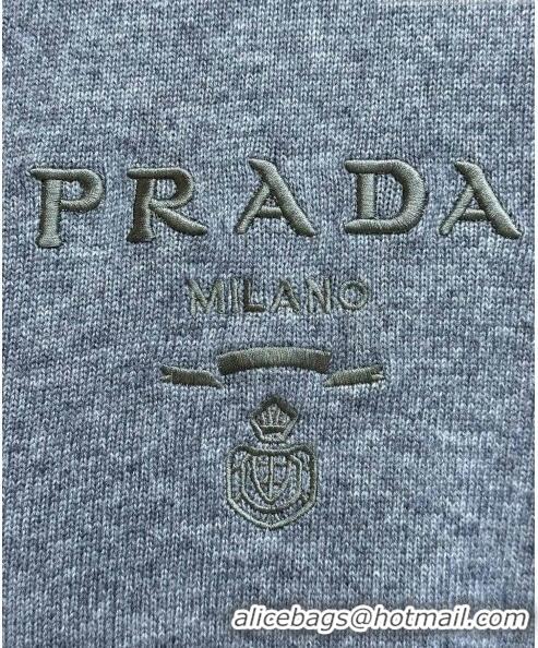 ​Buy Discount Prada Wool Sweater P102313 Grey 2023