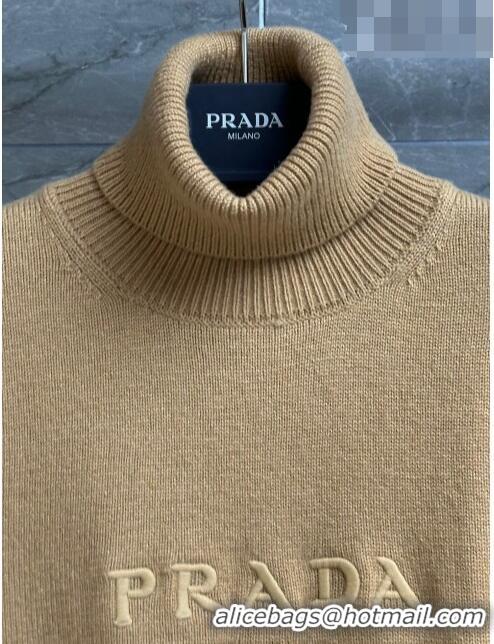 ​Top Grade Prada Wool Sweater P102314 Brown 2023