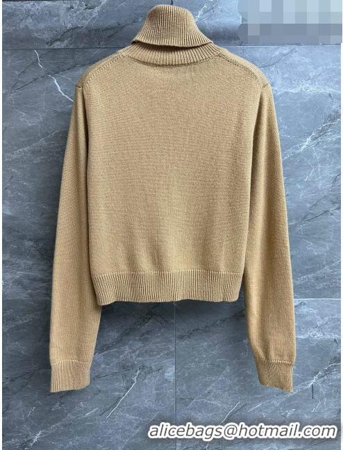 ​Top Grade Prada Wool Sweater P102314 Brown 2023