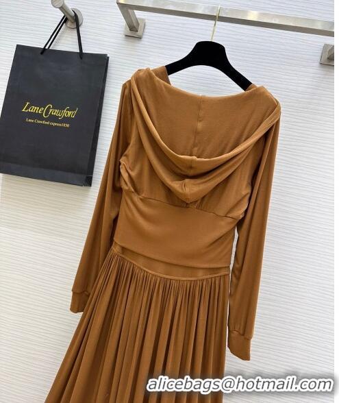 Well Crafted Loewe Jacket and Dress L102319 Brown 2023