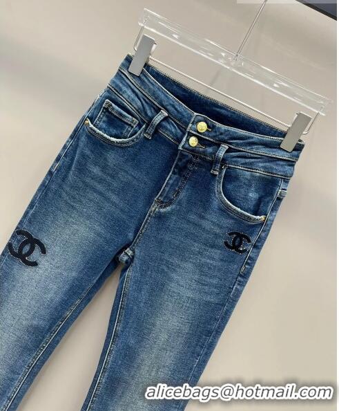 ​Shop Pretty Style Chanel Denim Jeans CH102316 Blue 2023