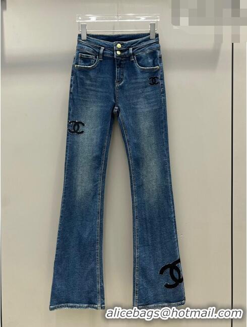 ​Shop Pretty Style Chanel Denim Jeans CH102316 Blue 2023