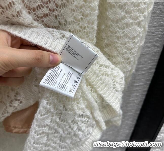 Super Quality Chanel Knit Dress CH102318 White 2023