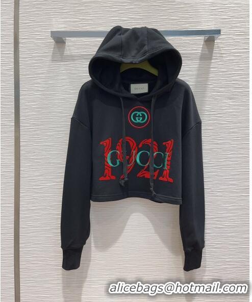 Good Quality Gucci Hoodie and Pants G102323 Black 2023