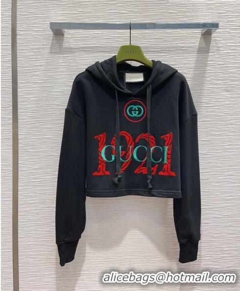 Good Quality Gucci Hoodie and Pants G102323 Black 2023