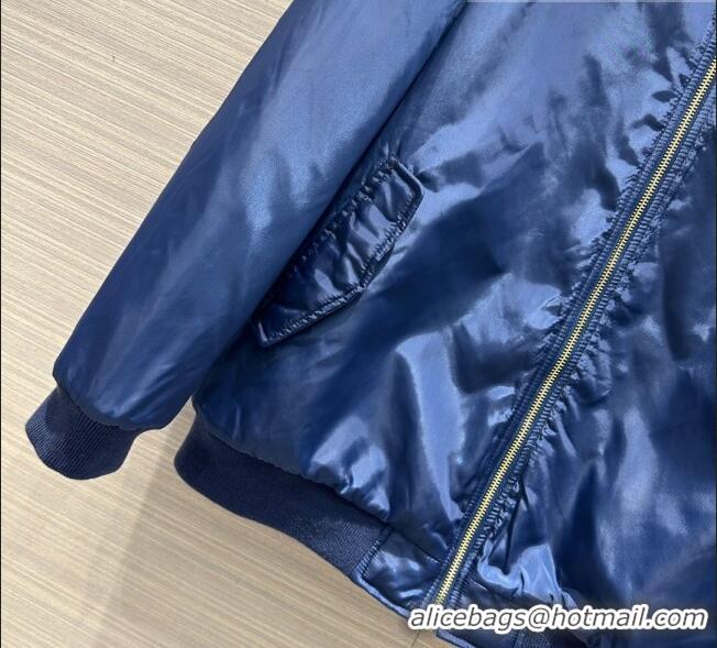 Top Quality Gucci Padded Jacket G102332 Blue 2023