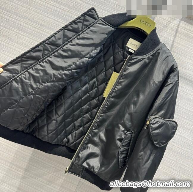 Most Popular Gucci Padded Jacket G102333 Black 2023