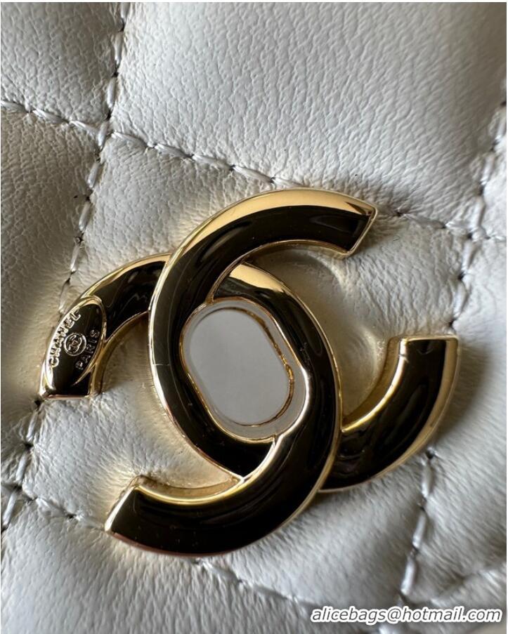 Unique Discount Chanel WALLET ON CHAIN AP3413 White