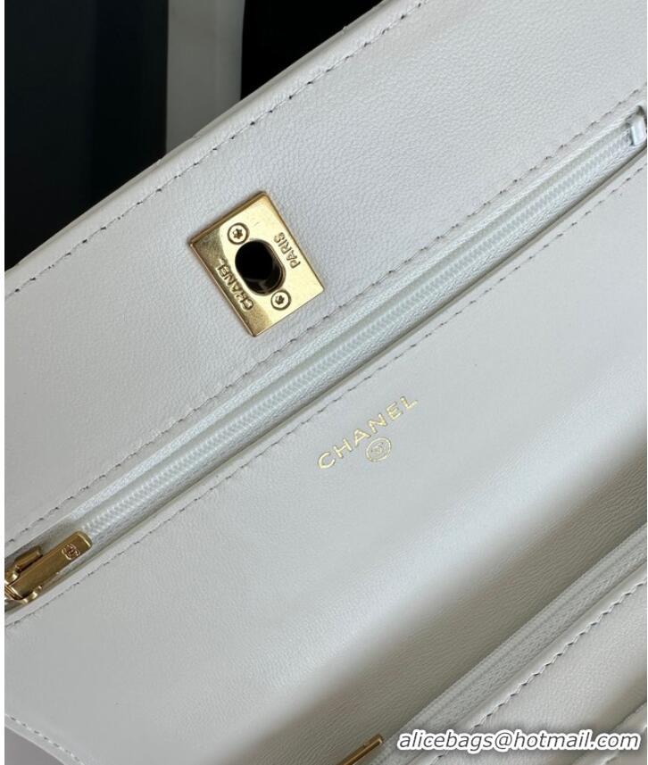 Good Taste Chanel SMALL FLAP BAG AP3504 White