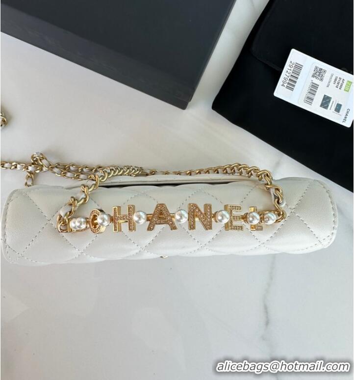 Good Taste Chanel SMALL FLAP BAG AP3504 White