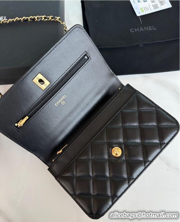 Good Looking Chanel SMALL FLAP BAG AP3504 Black