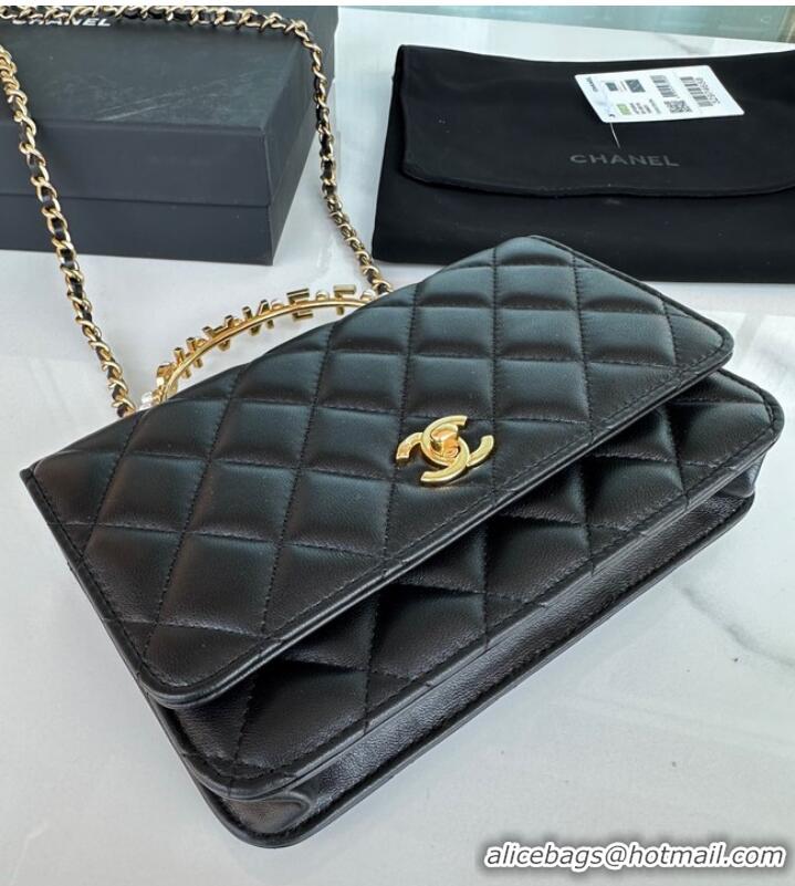 Good Looking Chanel SMALL FLAP BAG AP3504 Black