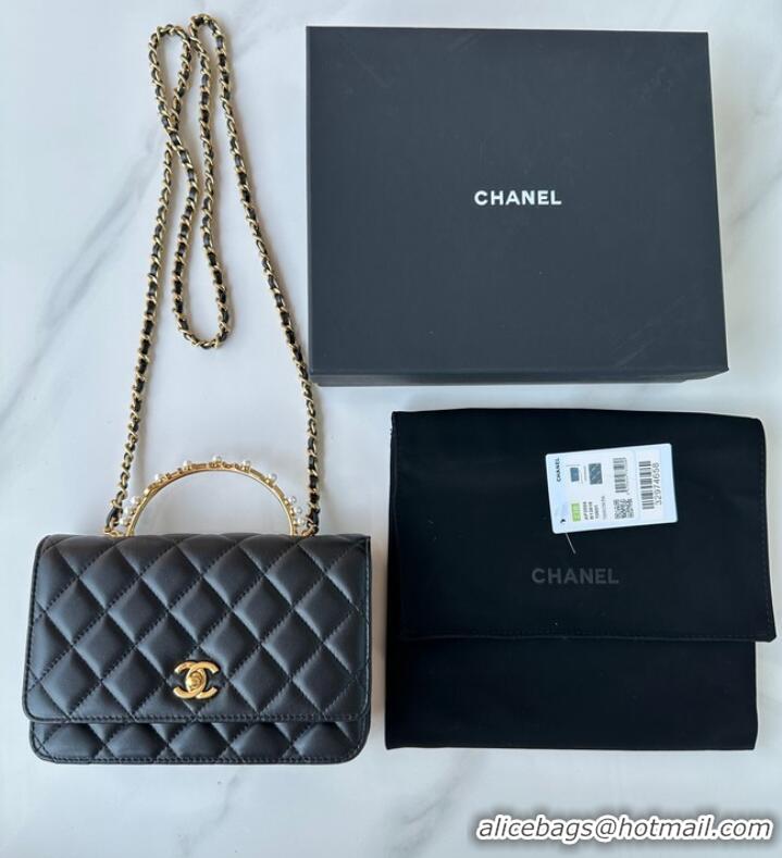 Good Looking Chanel SMALL FLAP BAG AP3504 Black