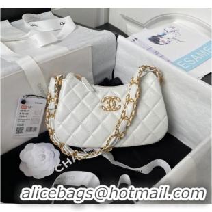 Good Product Chanel SMALL HOBO HANDBAG AP3647 White