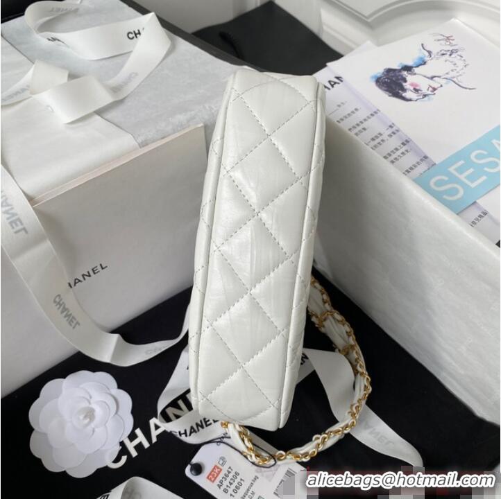 Good Product Chanel SMALL HOBO HANDBAG AP3647 White