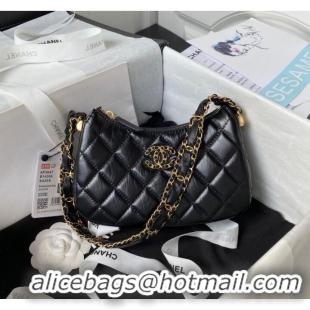 Best Price Chanel SMALL HOBO HANDBAG AP3647 Black