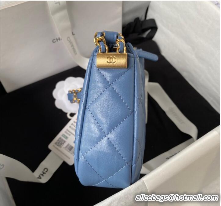 Promotional Discount Chanel SMALL HOBO HANDBAG AP3647 blue