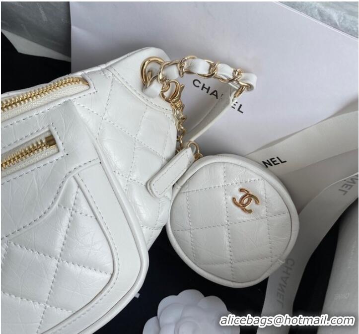 Most Popular Chanel pocket AS1077 White