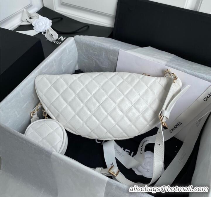 Most Popular Chanel pocket AS1077 White