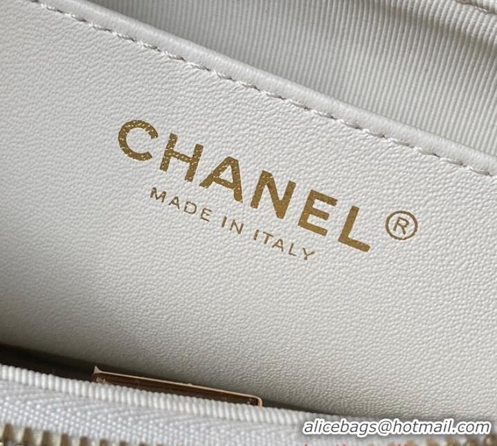 Buy Discount Chanel SMALL HOBO HANDBAG AS4422 White