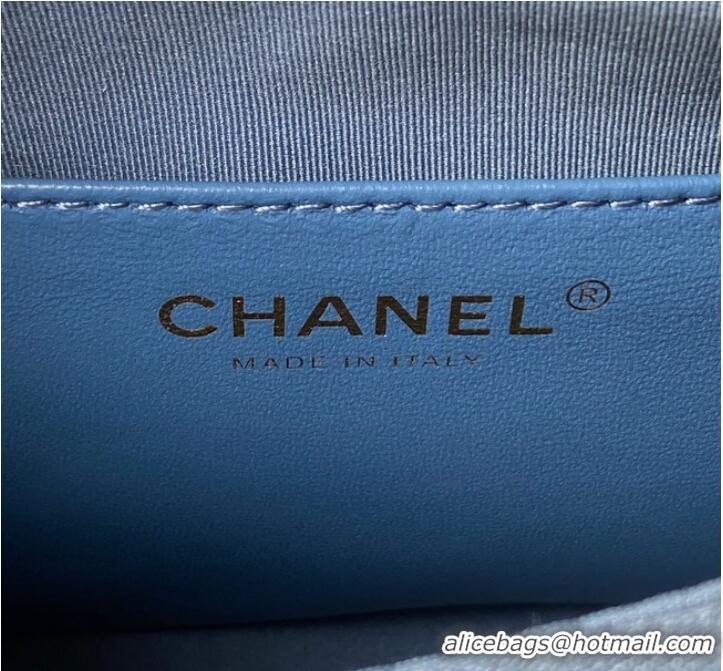 Luxury Cheap Chanel SMALL HOBO HANDBAG AS4422 Blue