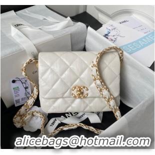 Top Grade Chanel SMALL FLAP BAG AS4423 White