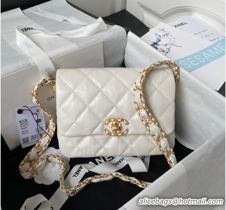 Top Grade Chanel SMALL FLAP BAG AS4423 White