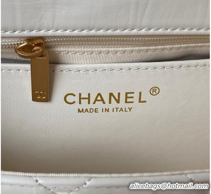 Top Grade Chanel SMALL FLAP BAG AS4423 White