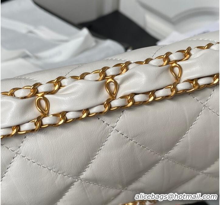 Top Grade Chanel SMALL FLAP BAG AS4423 White