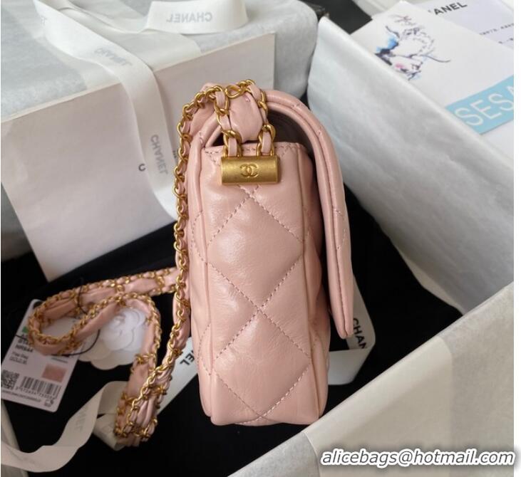 Good Quality Chanel SMALL FLAP BAG AS4423 Pink