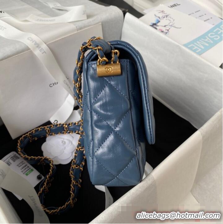 Super Quality Chanel SMALL FLAP BAG AS4423 Blue