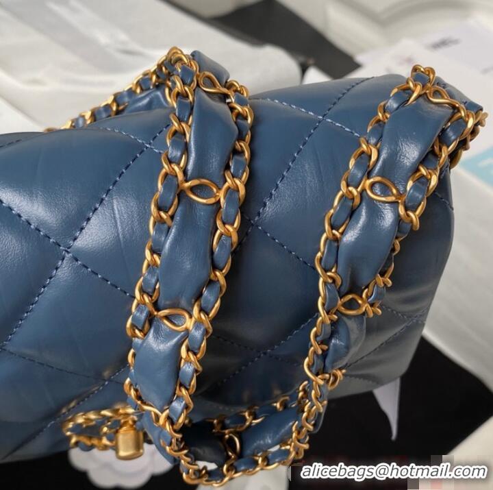 Super Quality Chanel SMALL FLAP BAG AS4423 Blue