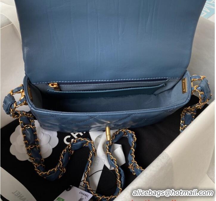 Super Quality Chanel SMALL FLAP BAG AS4423 Blue