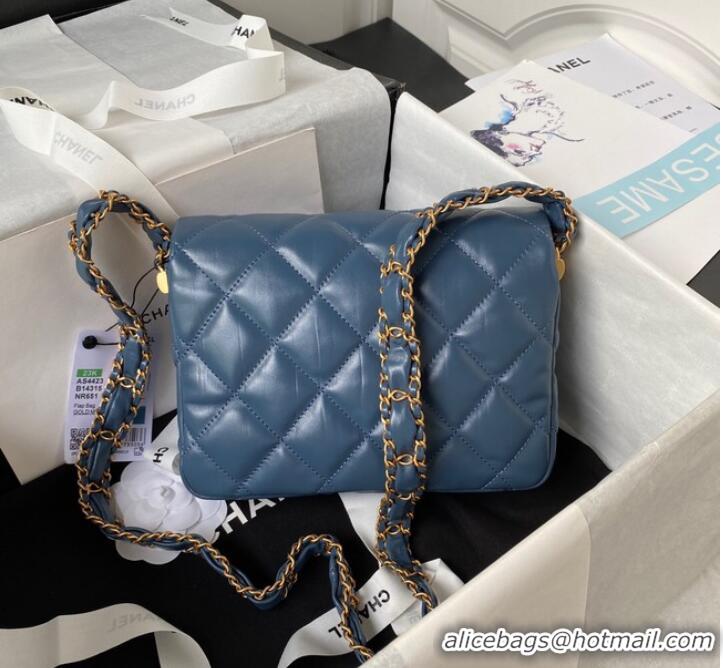 Super Quality Chanel SMALL FLAP BAG AS4423 Blue