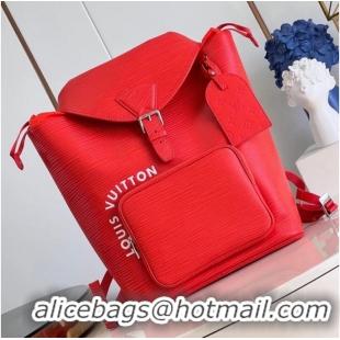 Promotional Louis Vuitton Montsouris Backpack M23099 Red