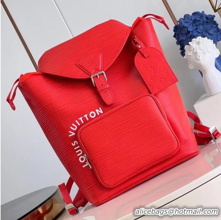 Promotional Louis Vuitton Montsouris Backpack M23099 Red