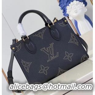 New Design Louis Vuitton Monogram Empreinte OnTheGo PM M46733 Black