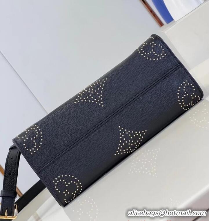 New Design Louis Vuitton Monogram Empreinte OnTheGo PM M46733 Black