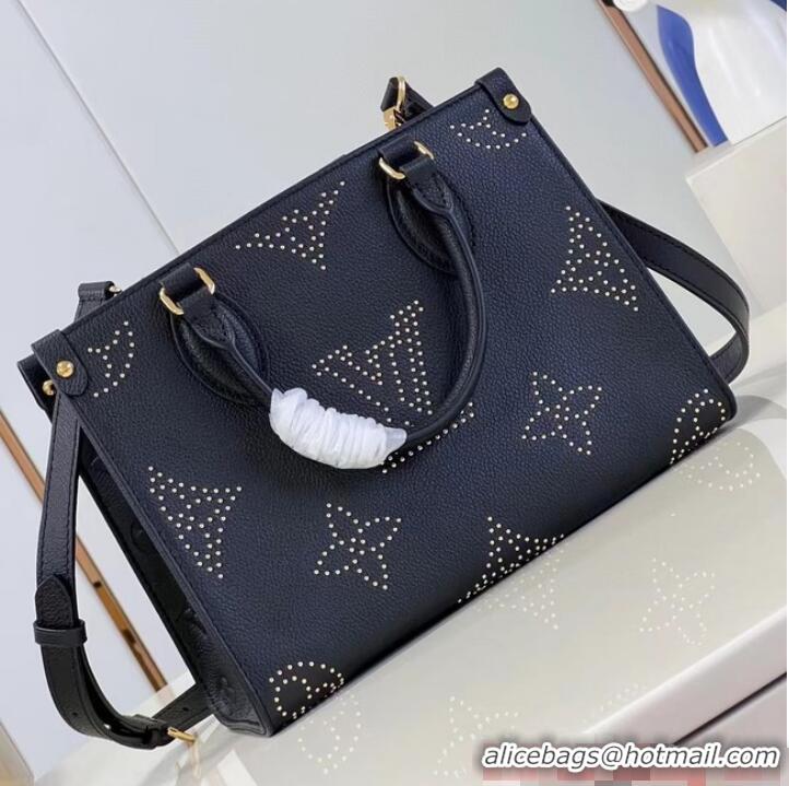 New Design Louis Vuitton Monogram Empreinte OnTheGo PM M46733 Black