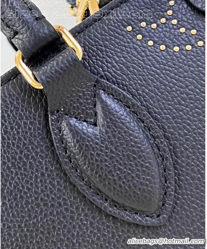 New Design Louis Vuitton Monogram Empreinte OnTheGo PM M46733 Black