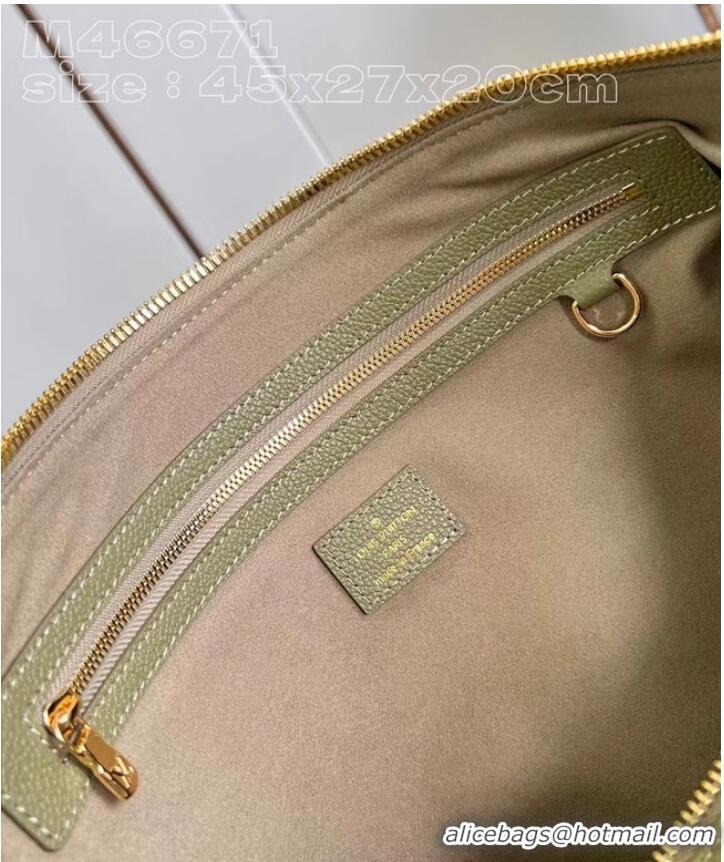 Buy Cheap Louis Vuitton Keepall Bandouliere 45 M46671 Kaki Fango