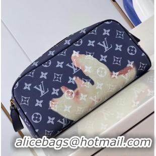 Famous Brand Louis Vuitton Dopp Kit M82831 Ink Blue