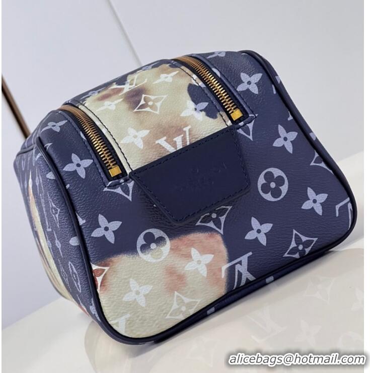 Famous Brand Louis Vuitton Dopp Kit M82831 Ink Blue