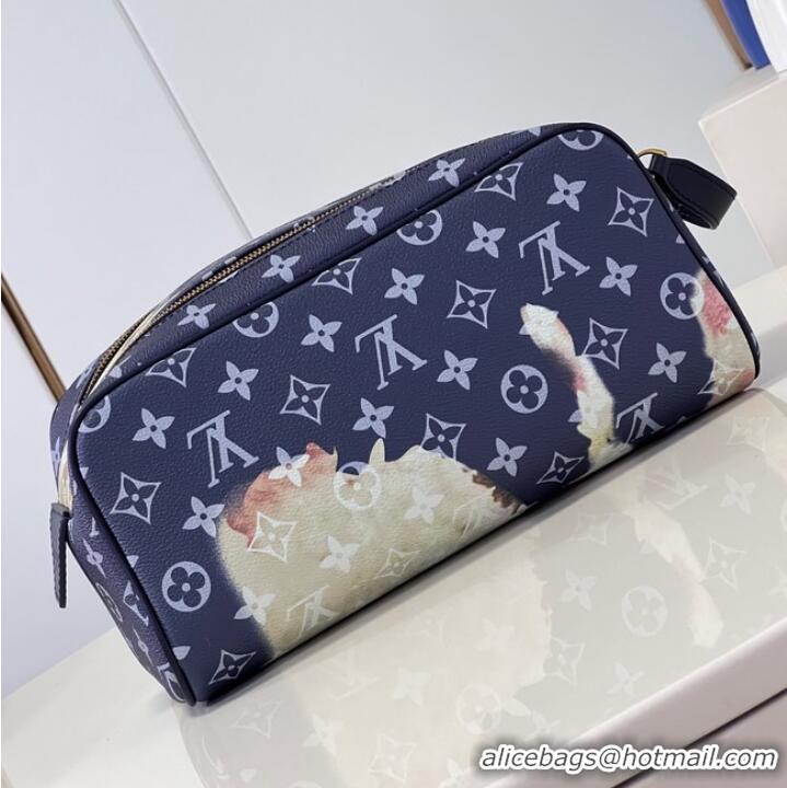 Famous Brand Louis Vuitton Dopp Kit M82831 Ink Blue