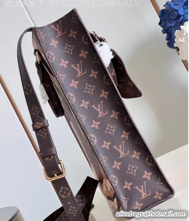 Big Discount Louis Vuitton Sac Plat NV M46679 Brown