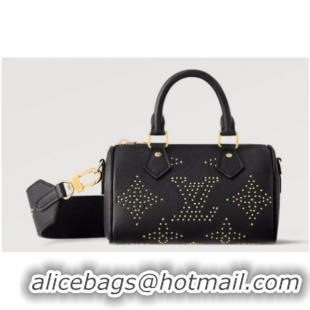 Promotional Louis Vuitton Monogram Empreinte Nano Speedy M46745 Black