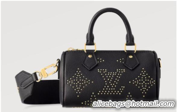 Promotional Louis Vuitton Monogram Empreinte Nano Speedy M46745 Black